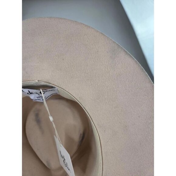 Lack Of Color Hat 100% Australian Wool Size 59 Large Western Flat Brim Beige Hat main image 11